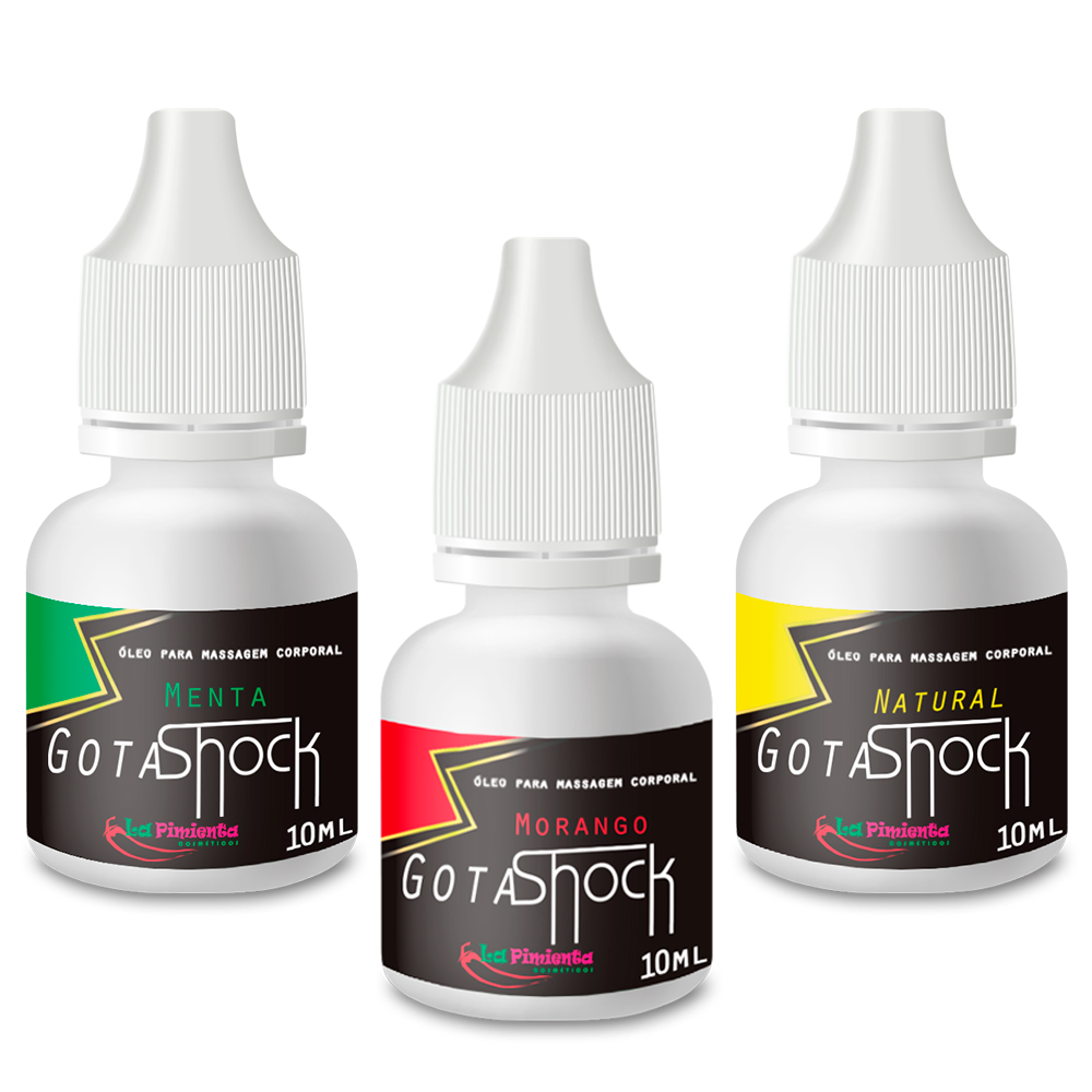 GotaShock, vibrating drops for body massage