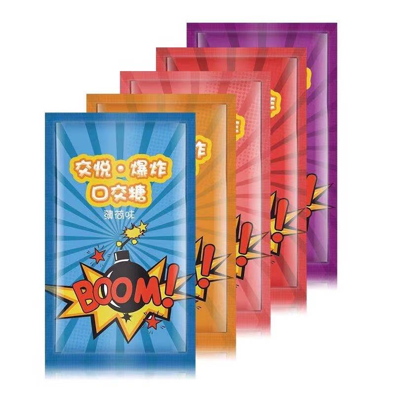 Exploding candies for oral sex - BOOM