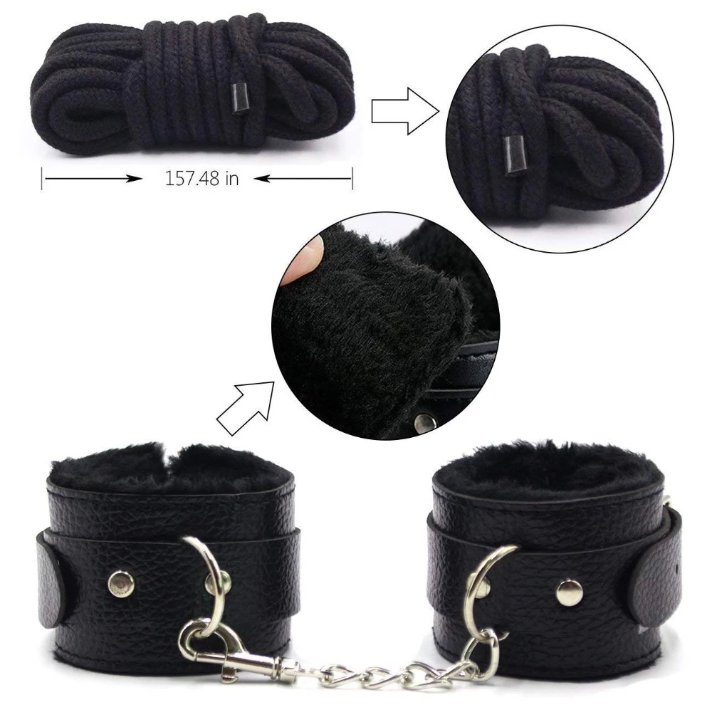 7 piece bondage kit- BDSM