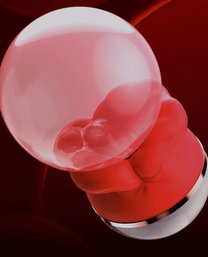 Big mouth vibrator, for licking and sucking