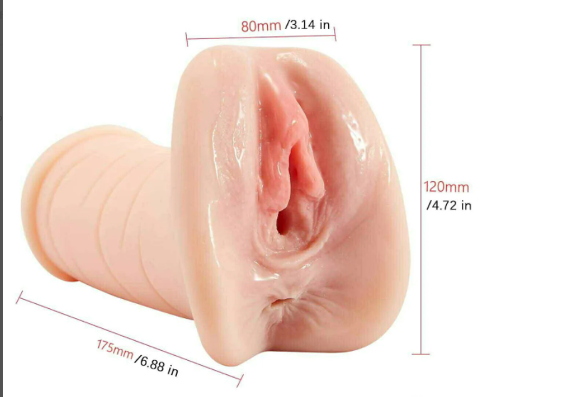 Coño, masturbador, fleshlight muy realista