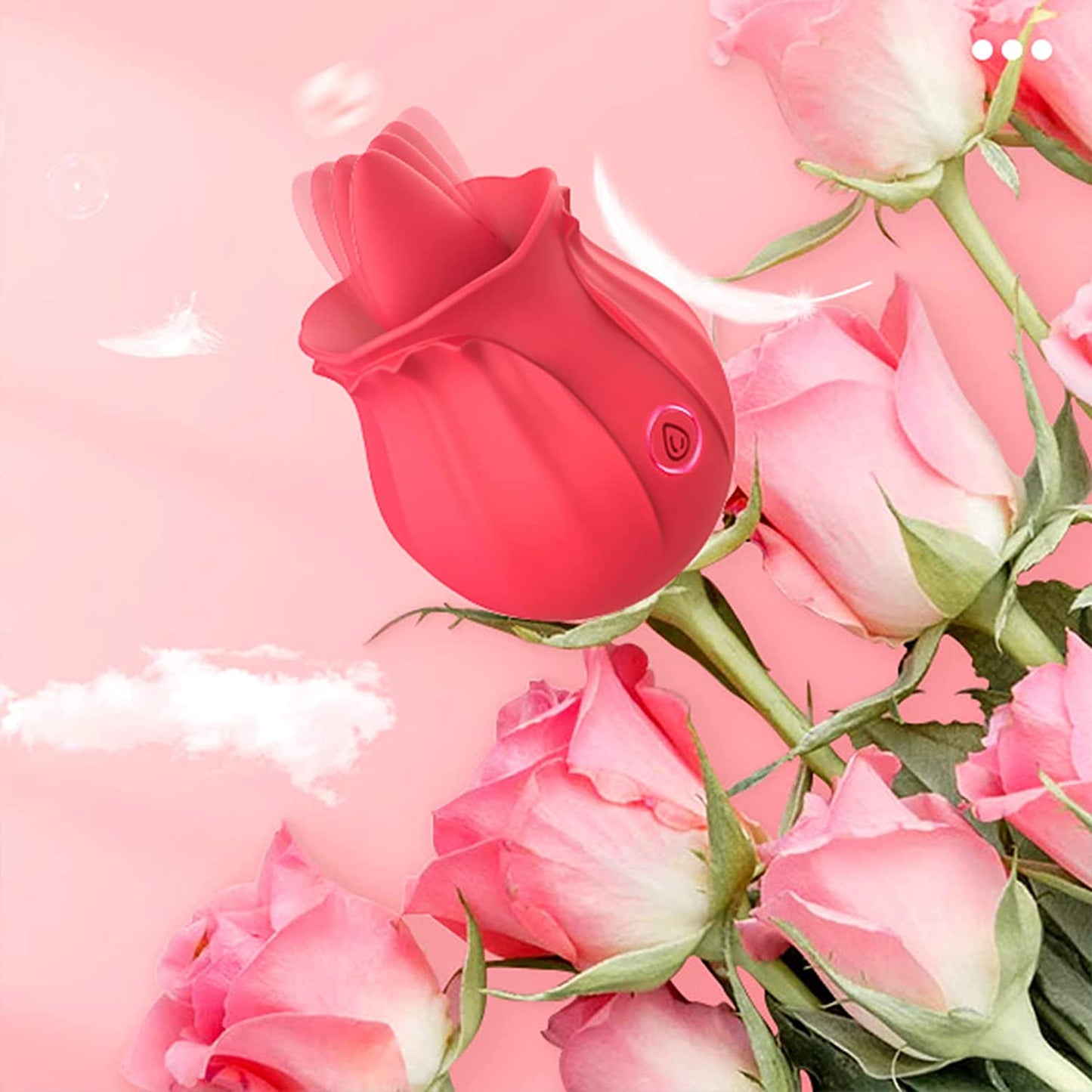 Rose tongue vibrator
