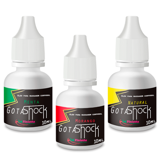 GotaShock, vibrating drops for body massage