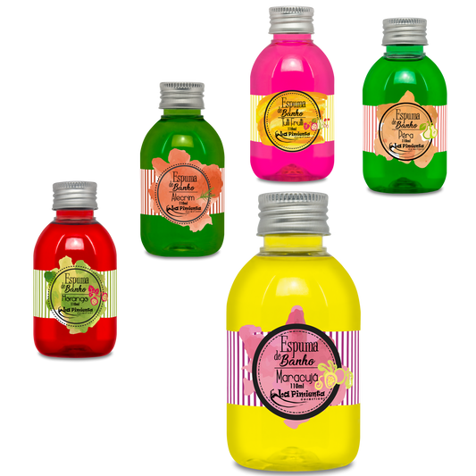 Bath foam with aphrodisiac aromas