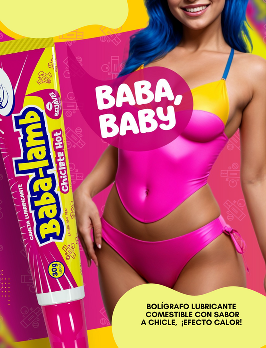 Baba-lamb hot bubblegum flavored lube