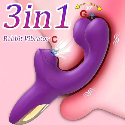 Rabbit vibrator 3 in 1