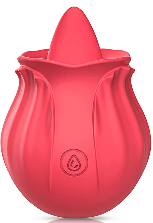 Rose tongue vibrator