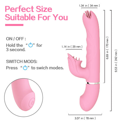 Tongue Kiss massage vibrator
